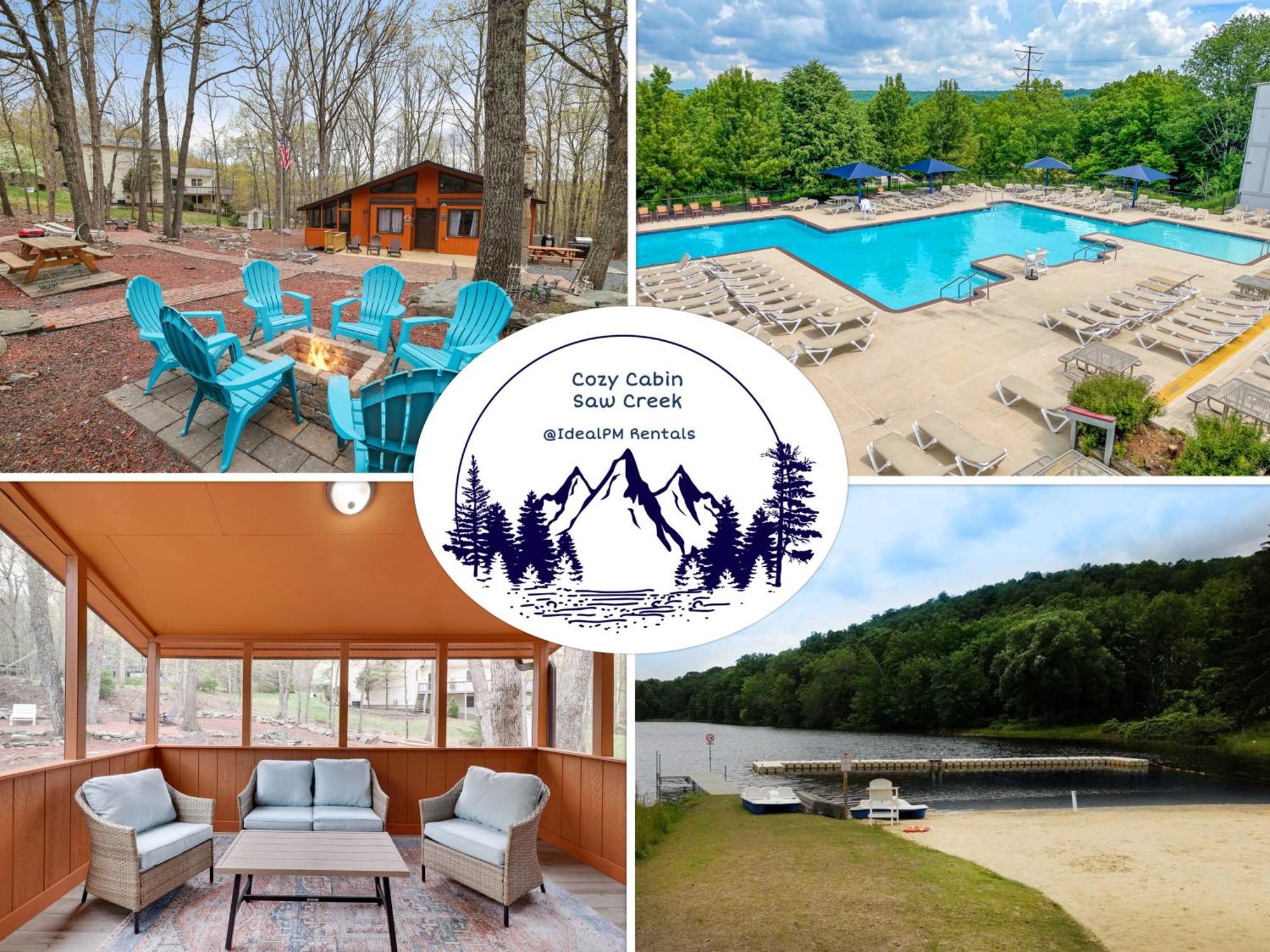 Premier Cozy Cabin - Free Amenities & Comm Indoor Pools Bushkill Eksteriør billede